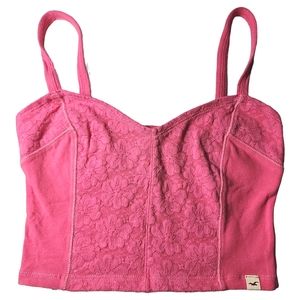 Pink Hollister Crop Top Size XS